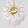 Taklampa Pendel Ø33cm Opal/Mässing - Cagliari