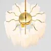 Taklampa Pendel Ø33cm Opal/Mässing - Cagliari