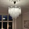 Kristallkrona Ø58xH50cm Klar/Krom - Cagliari