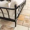 Soffgrupp Utomhus Svart Aluminium 5-pers - Capri