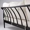 Soffgrupp Utomhus Svart Aluminium 5-pers - Capri