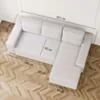 Bäddsoffa Divan Höger 255cm Ivory - Sydney