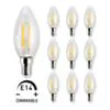 E14 LED Kronljus 4W Varmvit 2700k Dimbar - 10pack