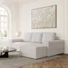 Bäddsoffa Divan Höger 255cm Ivory - Sydney