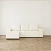 Bäddsoffa Divan Vänster 255cm Beige - Sydney