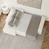Bäddsoffa Divan Vänster 255cm Beige - Sydney