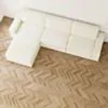 Divansoffa 353cm Beige Vänster - Sydney