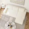 Bäddsoffa Divan Höger 255cm Beige - Sydney