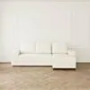 Bäddsoffa Divan Höger 255cm Beige - Sydney