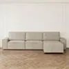 Divansoffa 353cm Grå Höger - Sydney