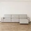 Divansoffa 353cm Greige Höger - Sydney