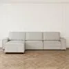 Divansoffa 353cm Greige Vänster - Sydney