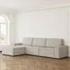 Divansoffa 353cm Greige Vänster - Sydney