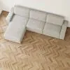 Divansoffa 353cm Greige Vänster - Sydney