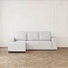 Bäddsoffa Divan Vänster 255cm Ivory - Sydney