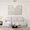 Bäddsoffa Divan Vänster 255cm Ivory - Sydney