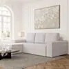 Bäddsoffa Divan Vänster 255cm Ivory - Sydney