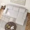 Bäddsoffa Divan Höger 255cm Ivory - Sydney