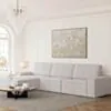 Divansoffa 353cm Ivory Vänster - Sydney
