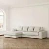 Divansoffa Vänster 310cm Greige - Manhattan
