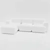 Divansoffa Vänster Vit Boucle 302cm - Paris