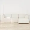 Divansoffa Höger 278cm Vit - London