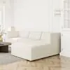 Divansoffa Höger 278cm Vit - London