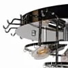 Kristallplafond Ø63xH48cm Krom/Klar - Catania