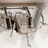 Vägglampa Kristall Opal/Krom - Cagliari
