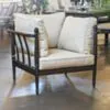 Loungeset Svart Aluminium 2-pers - Capri