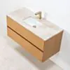 Badrumskommod Ek 100cm Beige Marmor - Marstrand
