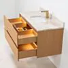 Badrumskommod Ek 100cm Beige Marmor - Marstrand
