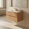 Badrumskommod Ek 80cm Beige Marmor - Marstrand