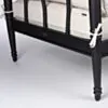 Loungefåtölj Svart Aluminium Capri