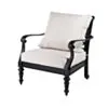 Loungegrupp Svart Aluminium 2-pers - Florence
