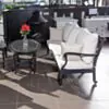 Loungeset Svart Aluminium 5-pers - Florence 