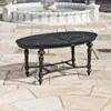 Soffgrupp Utomhus Svart Aluminium 5-pers - Capri