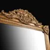 Fransk Antik Helkroppsspegel 100x200cm Guld Napoleon