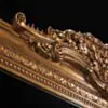 Fransk Antik Helkroppsspegel 100x200cm Guld Napoleon