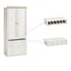 Vit Garderobsmodul 2D03 Panel - Monte Carlo