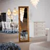 Golvspegel Guld 50x170cm Alfred