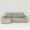 Bäddsoffa Divan Vänster 255cm Grå - Sydney