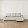 Bäddsoffa Divan Höger 255cm Greige - Sydney