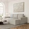 Bäddsoffa Divan Höger 255cm Greige - Sydney