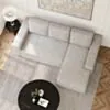 Bäddsoffa Divan Höger 255cm Greige - Sydney