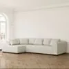 Divansoffa Vänster 325cm Greige - Beverly Hills