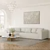 Divansoffa Vänster 325cm Greige - Beverly Hills