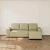 Bäddsoffa Divan Höger 255cm Grön - Sydney