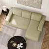 Bäddsoffa Divan Höger 255cm Grön - Sydney