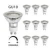 10-pack GU10 LED 2700K 4W Dimbar Varmvit